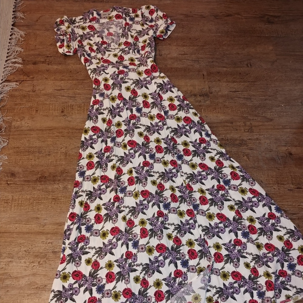 Asos print long dress